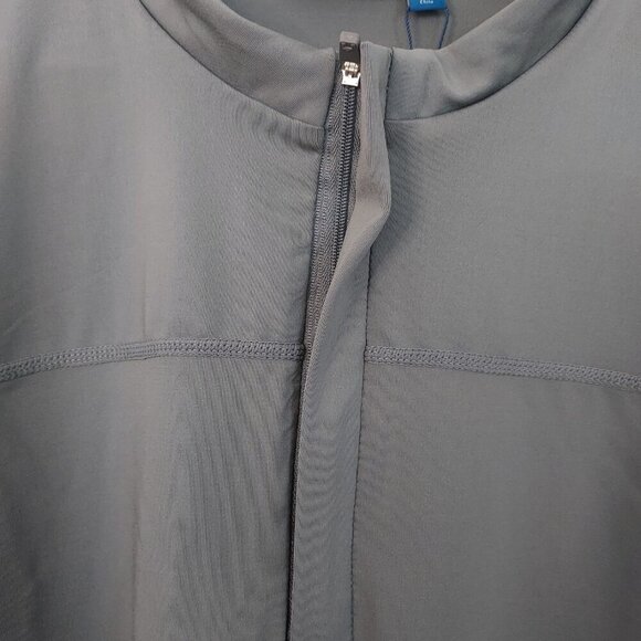 Cabana Life Men's Grey Sport Zip Rashguard Long Sleeve Top Size XL  NWT - Picture 3 of 11